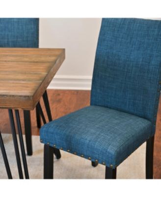 Streamdale 7-Piece Dining Set, Hairpin Dining Table with 6 Chairs, 3 Color Options