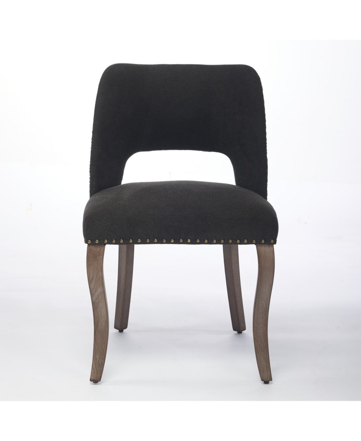 Streamdale Furniture Wooden Dining Chairs Set of 2, Modern Fabric Upholstered Kitchen Chairs