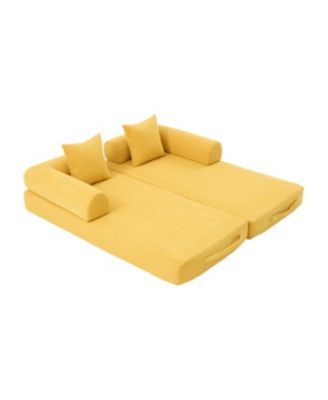 Streamdale Foldable & Compressible Sofa with Metal Frame for Small Spaces