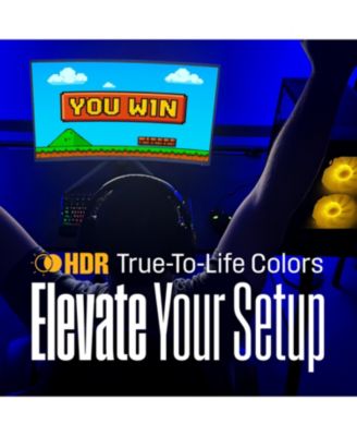 27" Curved Full HD White Gaming Monitor, 200Hz, AMD FreeSync, Low Motion Blur, 1500R, 1080p, DP & 2x HDMI, Built-in Speakers