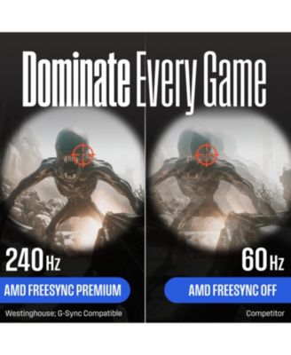 32" Curved Full HD Gaming Monitor, 165Hz, AMD FreeSync, Low Motion Blur, 1500R, 1080p, DP & 2x HDMI, Built-in Speakers