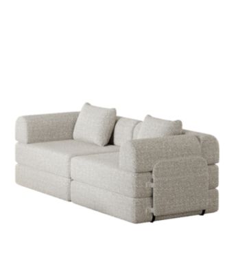Streamdale 72.4" Convertible Sofa Bed with Storage Pockets and Cushions