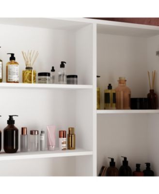 LED Dressing Table with full body mirror | Sliding cover hidden compartment+three drawer large capacity | Versatile in bedroom/dressing room