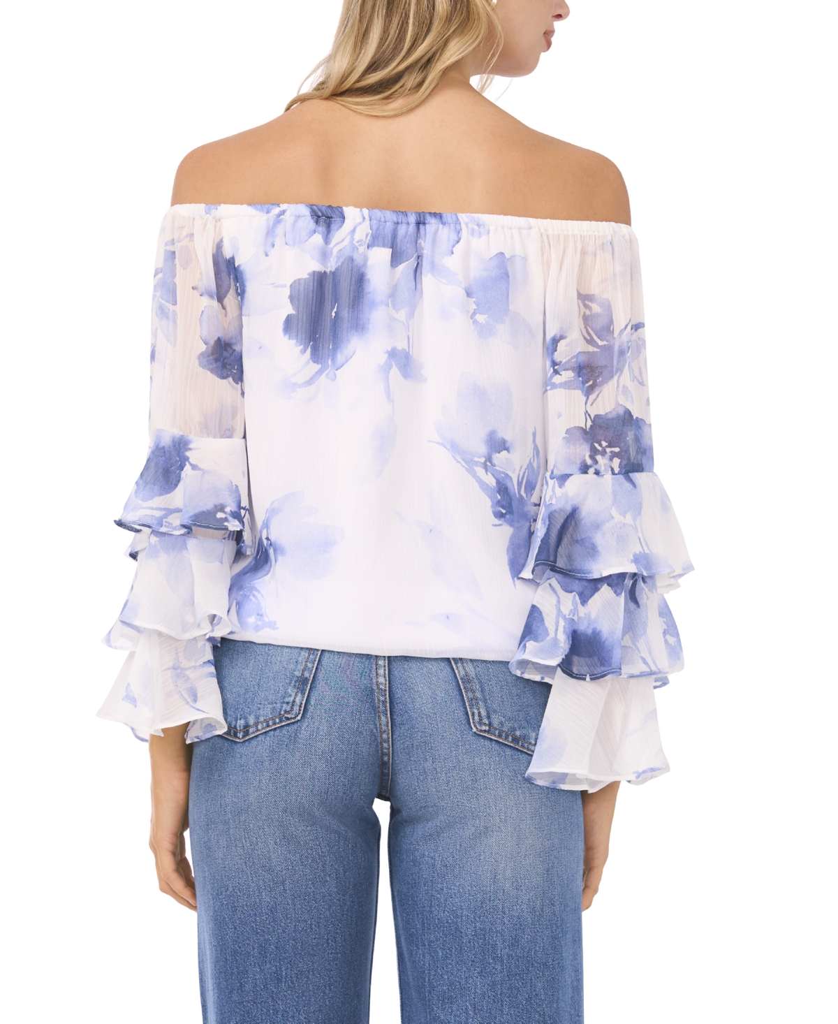 Sam & Jess Women's Long-Sleeve Ruffle Top