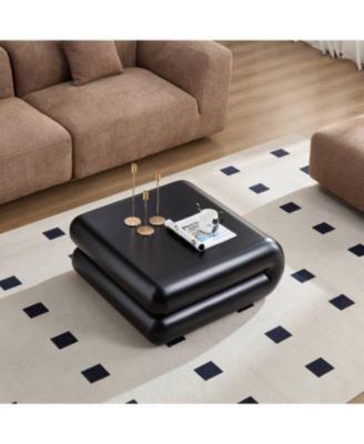 Streamdale Black fiberglass Coffee Table