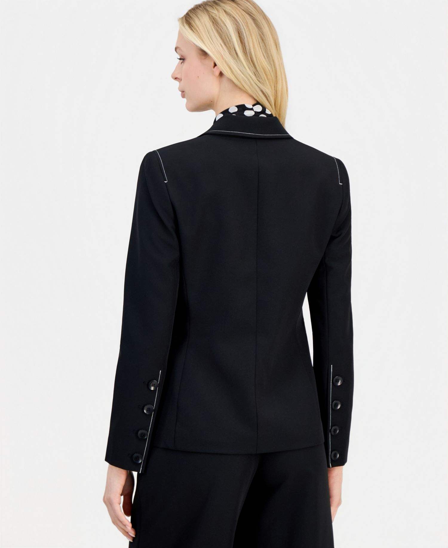 ASL Petite One-Button Blazer