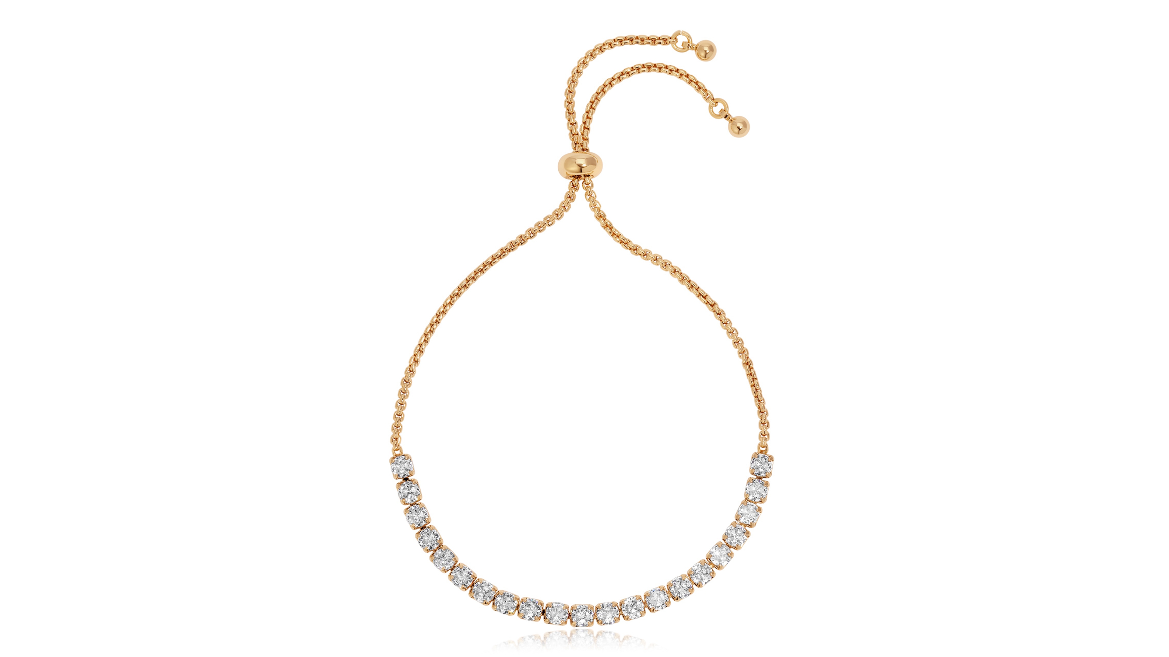 Ettika Adjustable Dainty Crystal Bracelet