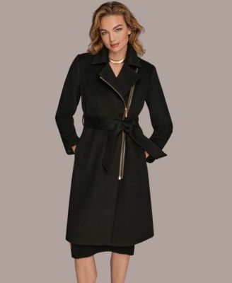 Women's Notch Collared Belted Coat