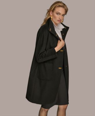 Women's Stand-Collar Single-Breasted Coat