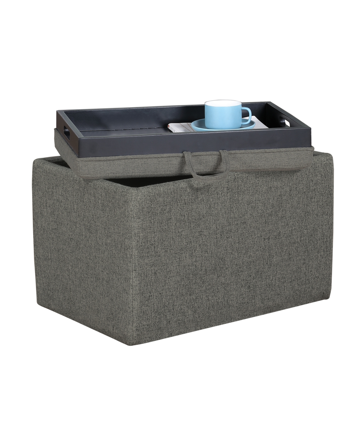 Convenience Concepts 18" Plywood Accent Storage Ottoman