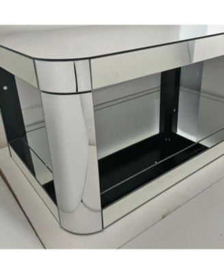 Baked curved mirror Coffee Table for Living Room