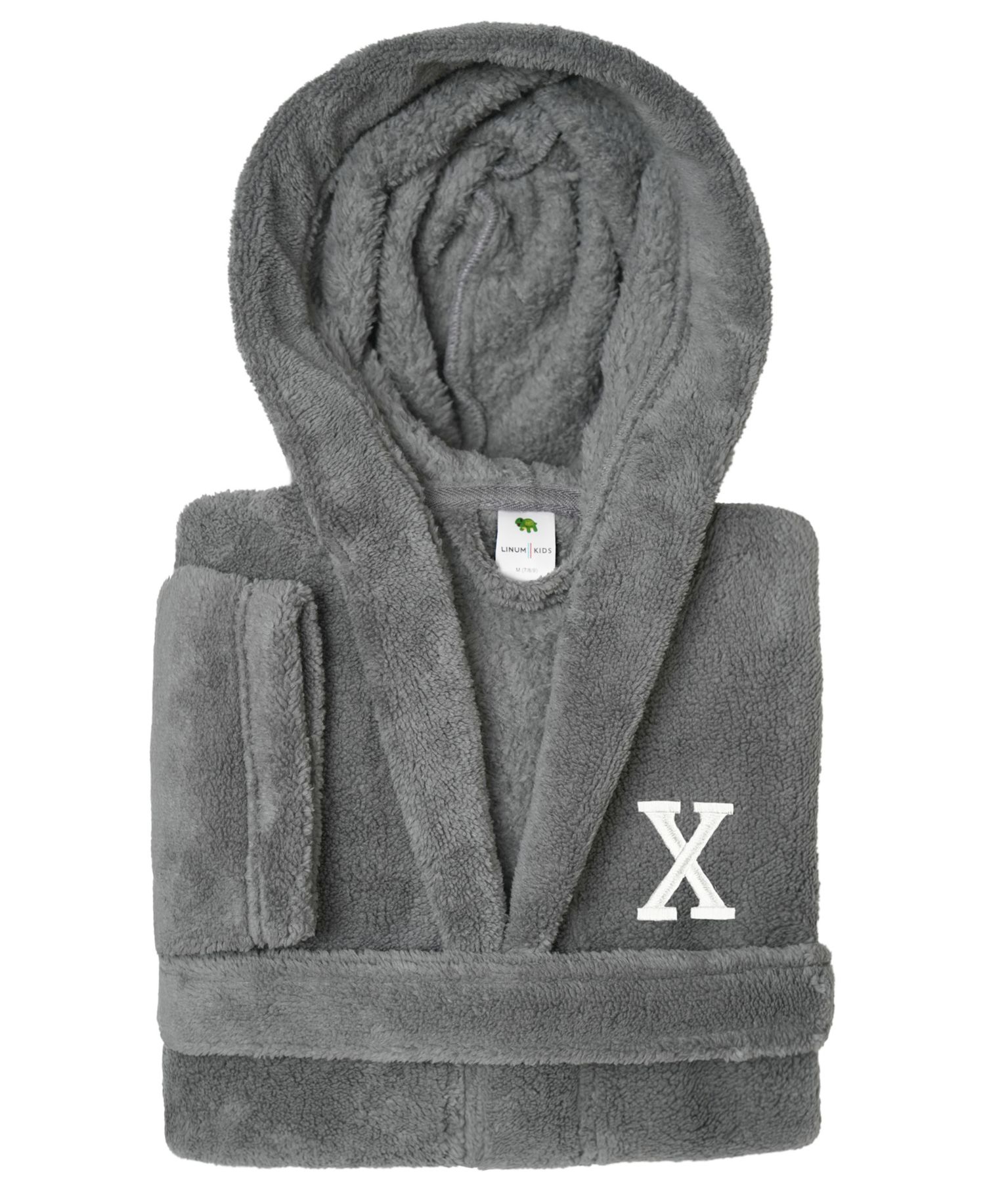 Bookman Personalized Kids Super Plush Hooded Bathrobe