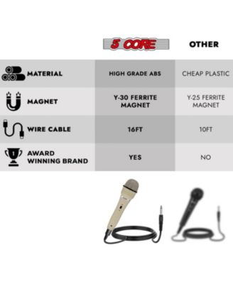 XLR Microphone Dynamic Mic Karaoke Singing Studio Mics Handheld Microfono