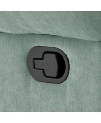 Streamdale Manual Recliner Sofa Swivel Rocker Chair with Adjustable Backrest, Sky Blue