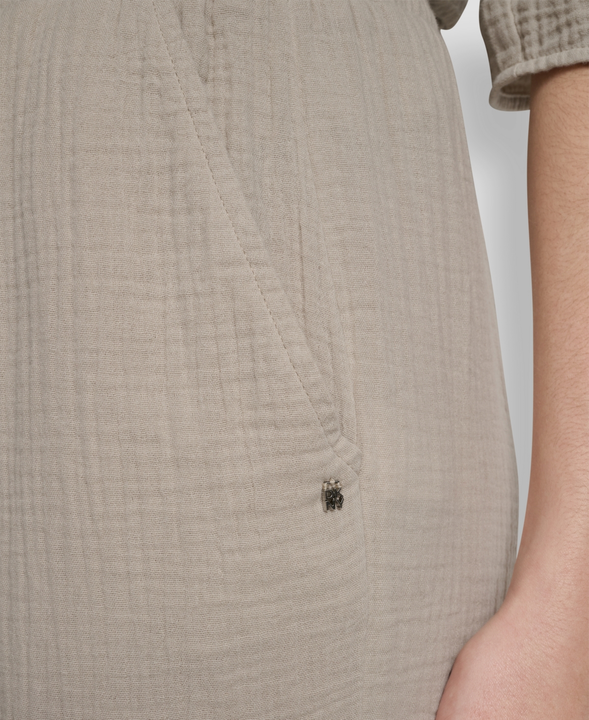 Dkny Jeans Women's High-Rise Gauze Straight-Leg Pants - Pbl