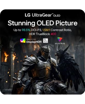 27-Inch Gaming Monitor OLED QHD 240Hz 0.03ms G-Sync Compatible – Black