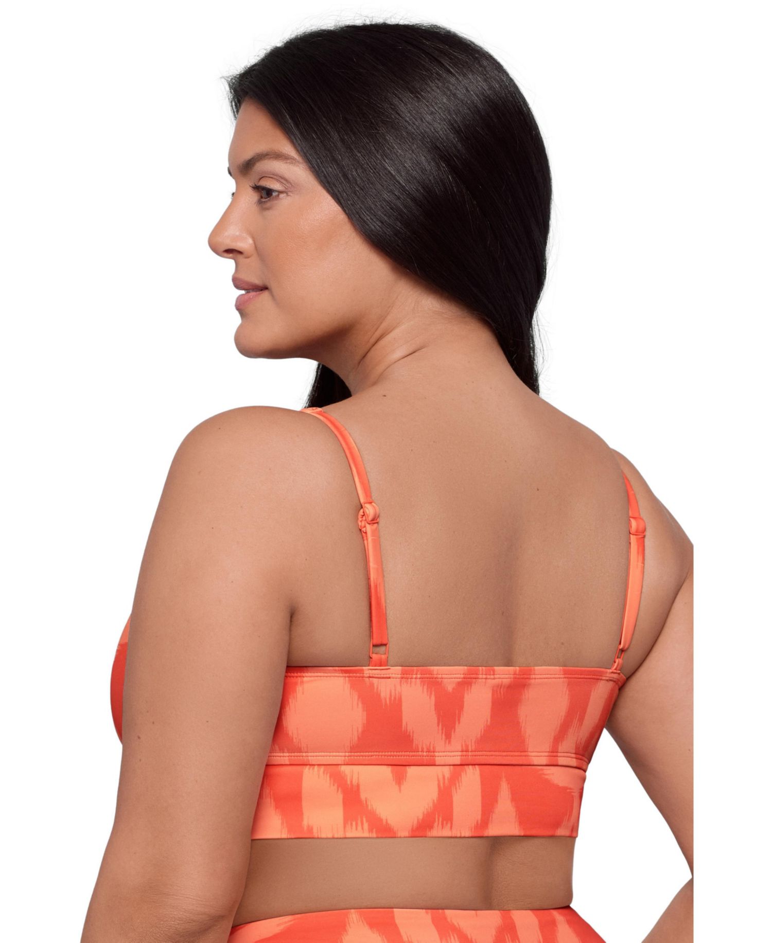 Women's Supportive and Sculpting U-Wire Midkini Swimsuit Top