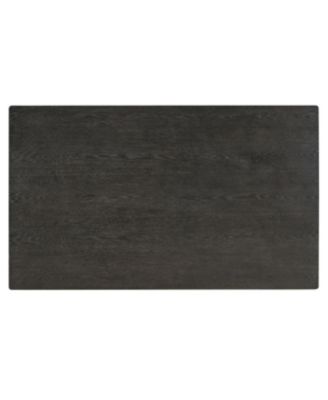 7-Piece Farmhouse Dining Set for 6 - 59.8" Distressed Oak Table & 6 Rattan Chairs