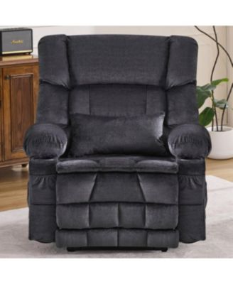 Dual Motor Power Lift Recliner Chair with Heat and Cup Holders