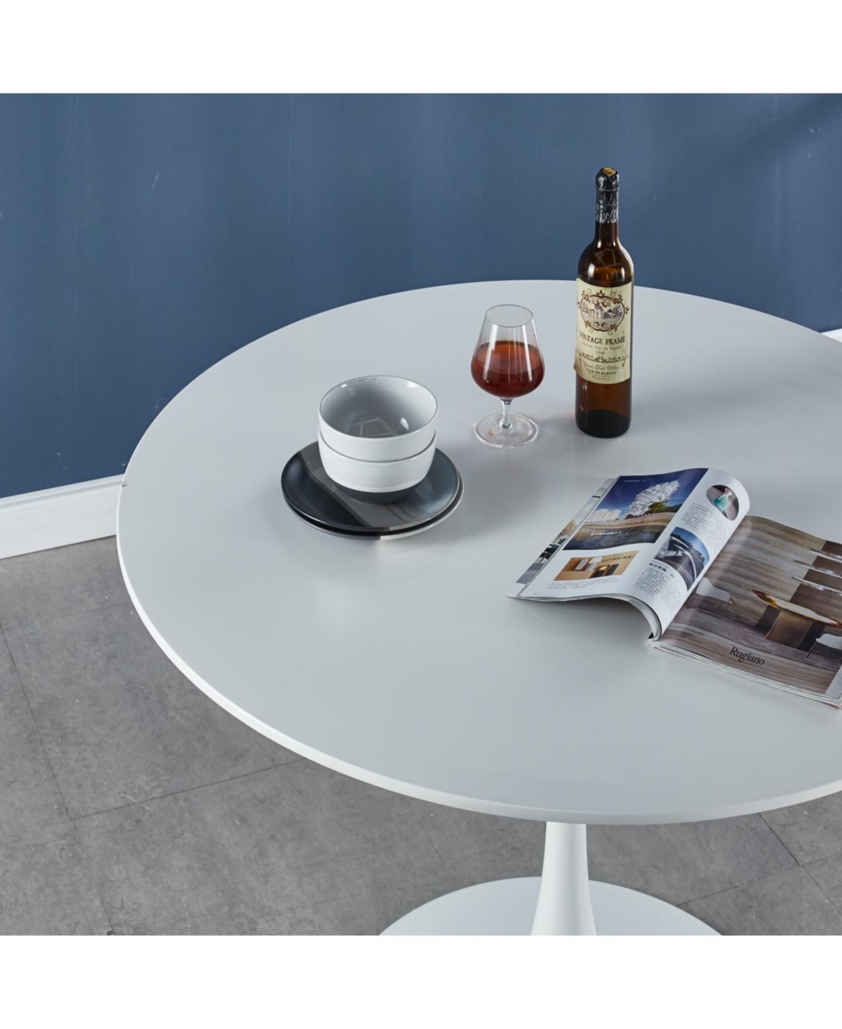 Streamdale Furniture White Tulip Dining Table