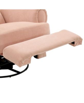 Streamdale Manual Recliner Sofa Swivel Rocker Chair with Adjustable Backrest, Sky Blue