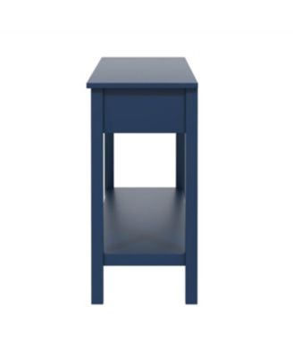 60" Fir Veneer Entryway Table with Honeycomb Fronts & 3 Drawers