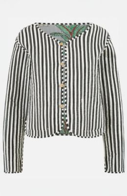 Women's Animal Reversible Cropped Quilted Jacket