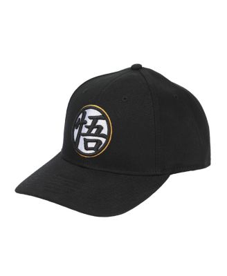 Men's Goku Kanji Symbol Black Cotton Twill B2 Ball Cap