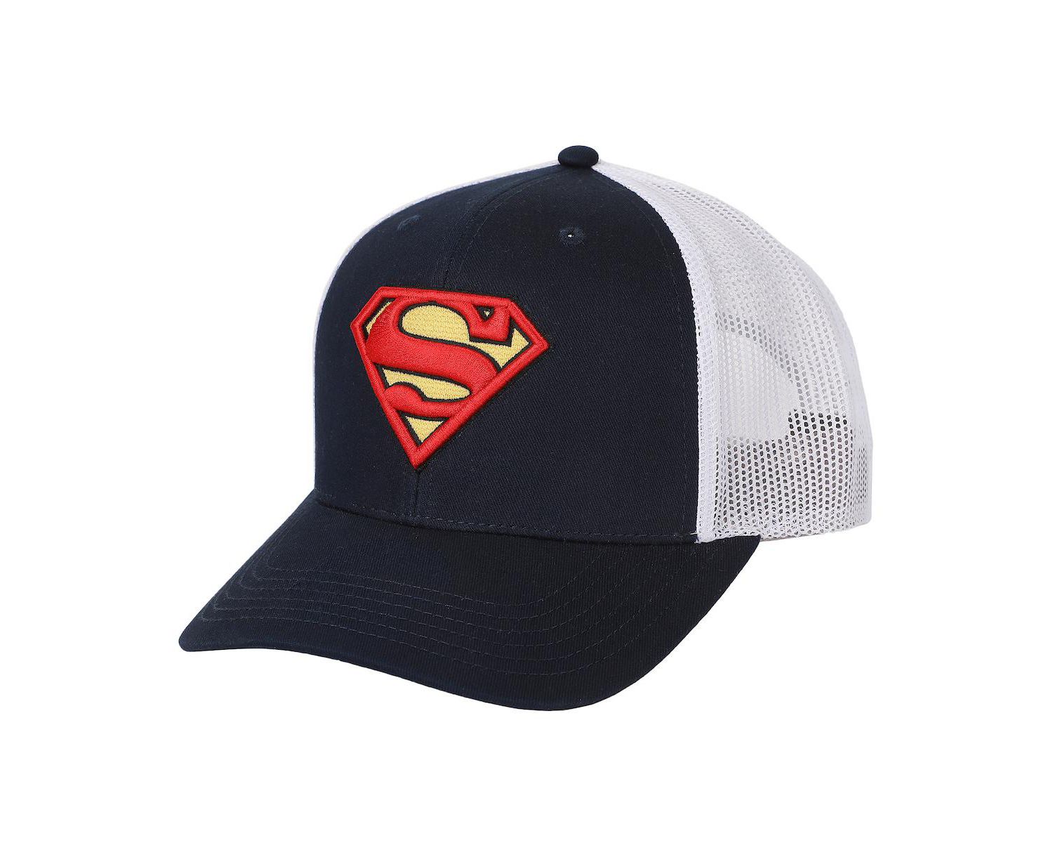 Men's 3D Embroidered Logo Navy Trucker Hat