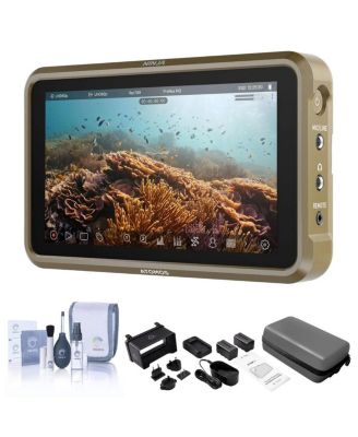 Ninja 5.2" HDR Monitor-Recorder Bundled with Atomos 5" Accessory Kit for Shinobi, Shinobi SDI and Ninja V Monitors & ProOPTIC Complete Optics