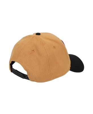 Men's Logo Woven Patch Tan Canvas B2 Ball Cap