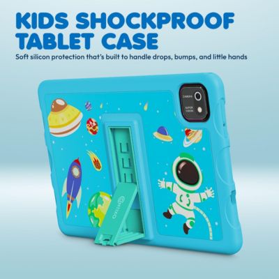 K103 10 in. Kids Tablet Android 13, 32GB with Epic! and Lingokids, includes Kid-Proof Case with Kickstand