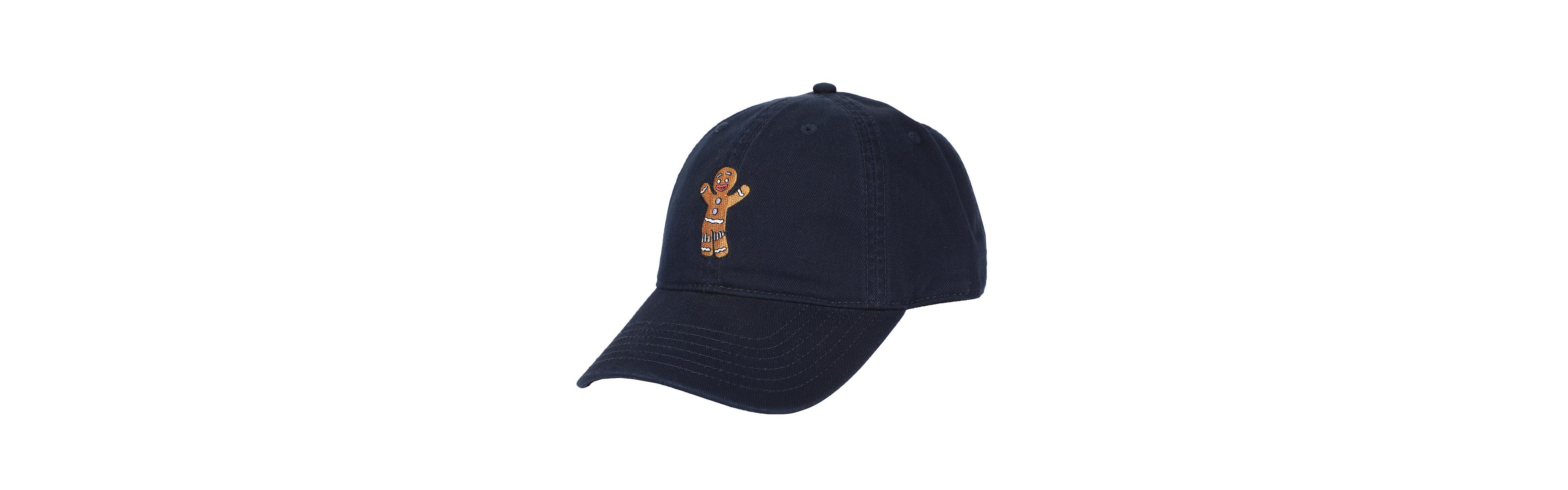 Shrek Men's Embroidered Gingy Navy Unstructured Baseball Cap