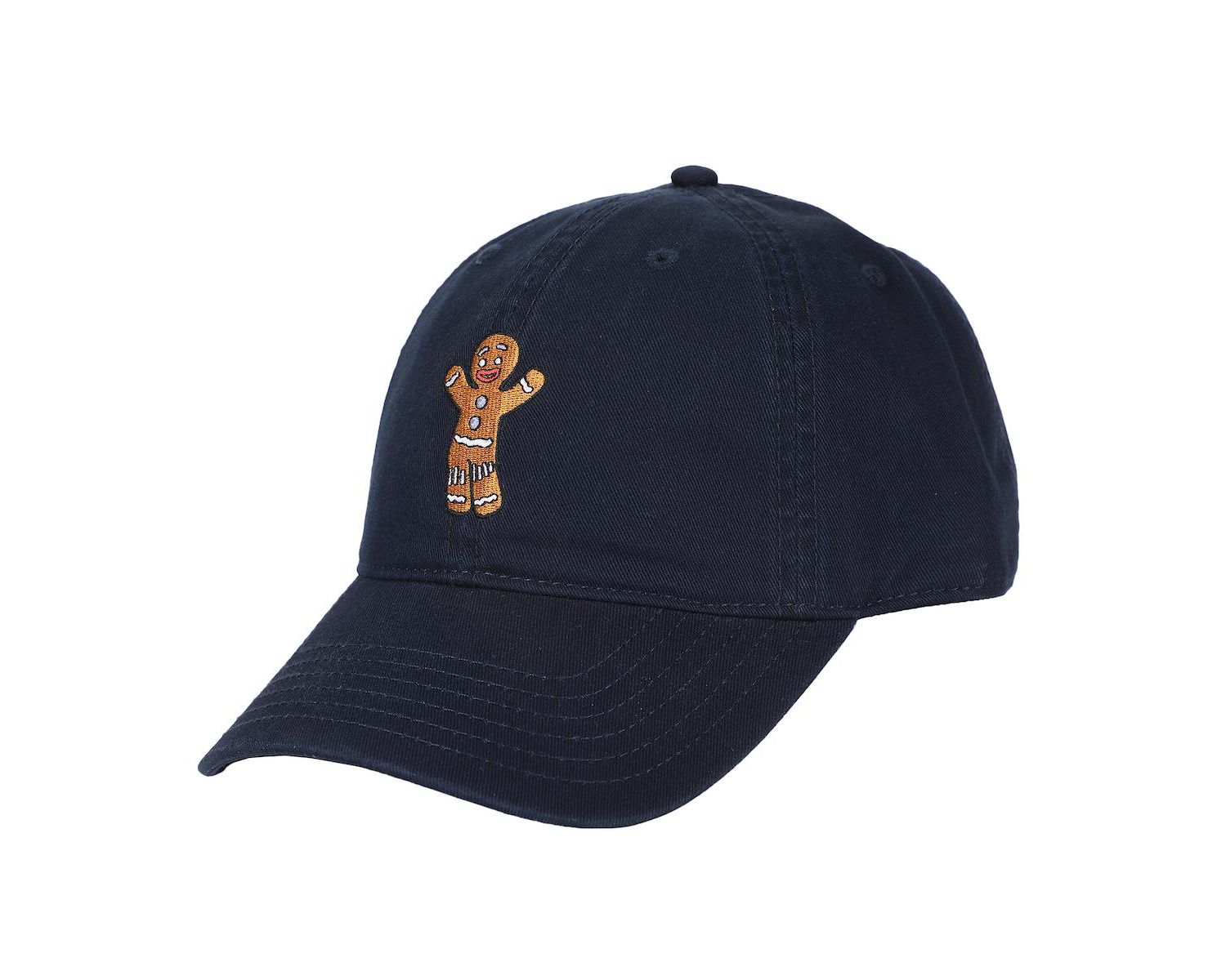 Men's Embroidered Gingy Navy Unstructured Baseball Cap