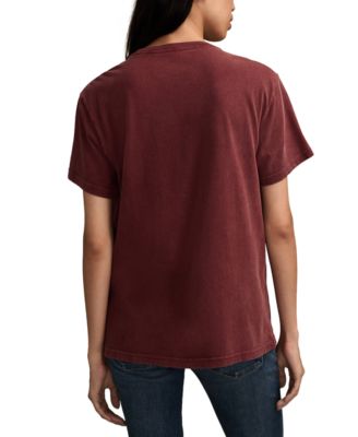 Women's Heart Flutter Boyfriend Crewneck T-Shirt