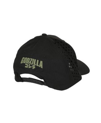 Men's Rubber Badge Adult Structured Baseball Cap With Mesh Panels