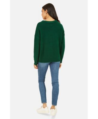 Women's Sequin Bow Knitted Sweater.