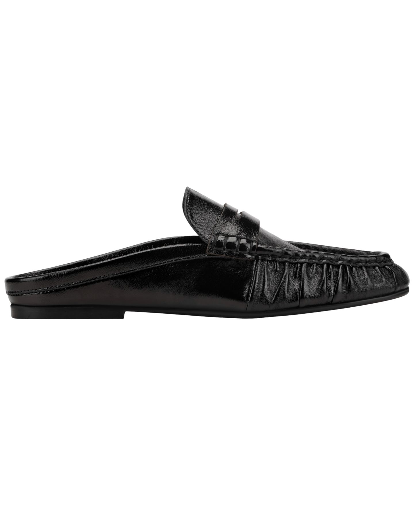 Женские сабо Marc Fisher LTD Jaynie Slip-On Mule, цвет: Чёрный кожаный — фото 2