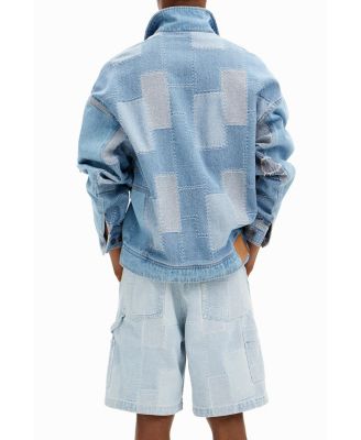 Men's Patch denim shorts