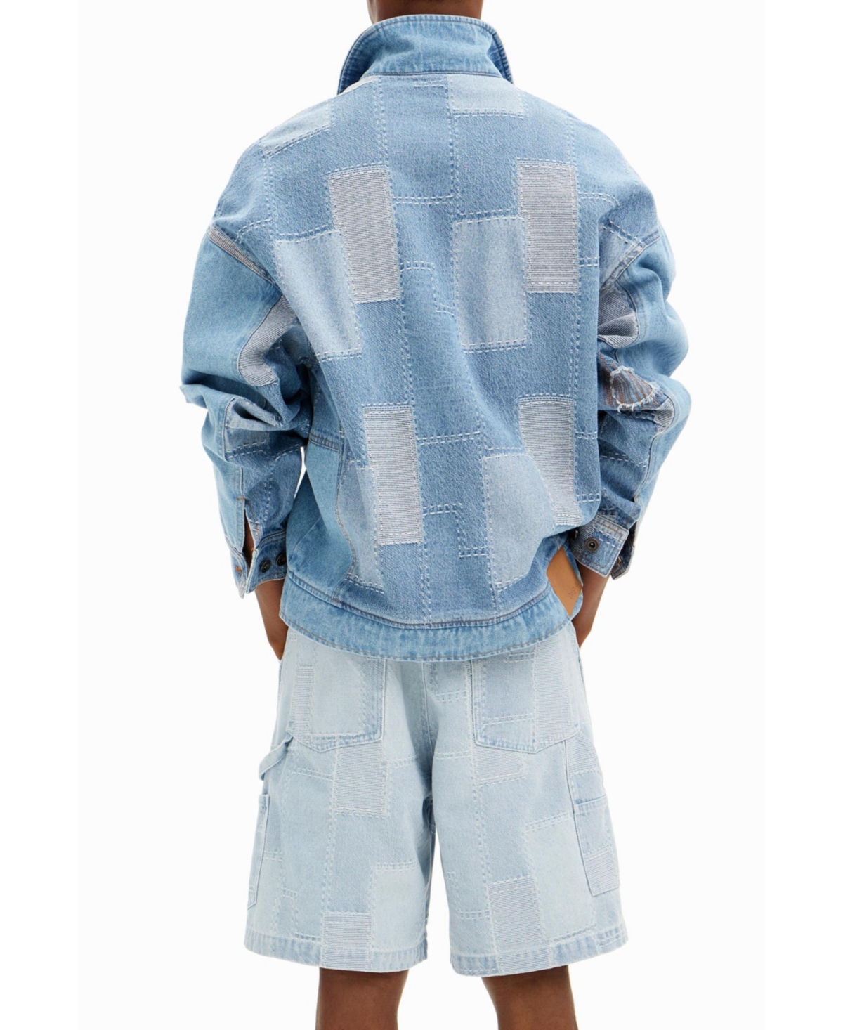 Desigual Men's Patch denim shorts