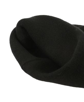 Men's Embroidered Logo Black Cuff Beanie.