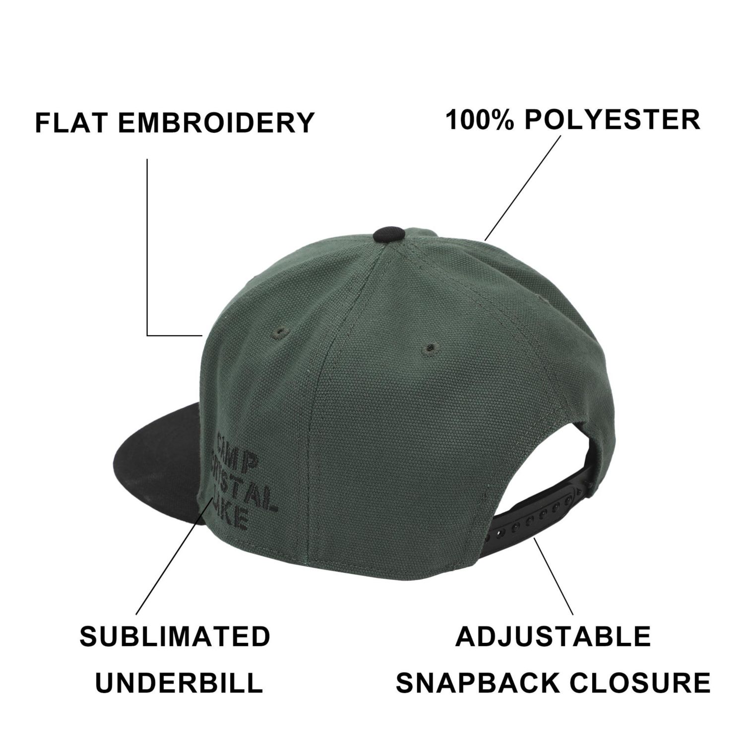 Men's Jason Mask Traditional Snapback Cap