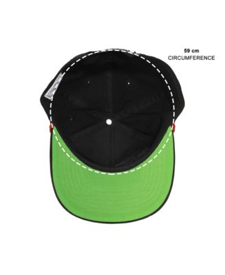 Men's Embroidered Akatsuki Cloud Black Retro Grandpa Snapback Hat