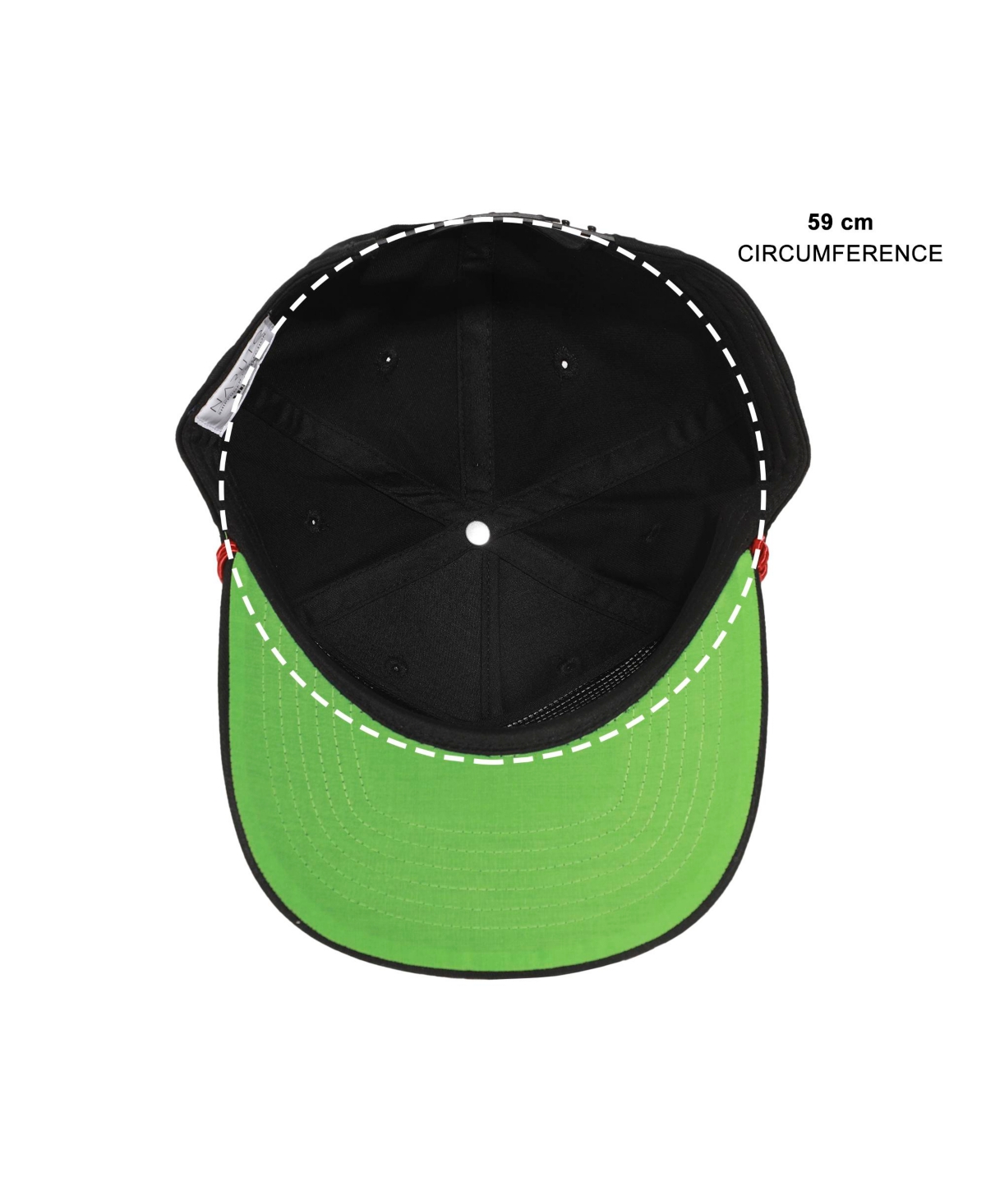 Naruto Men's Embroidered Akatsuki Cloud Black Retro Grandpa Snapback Hat