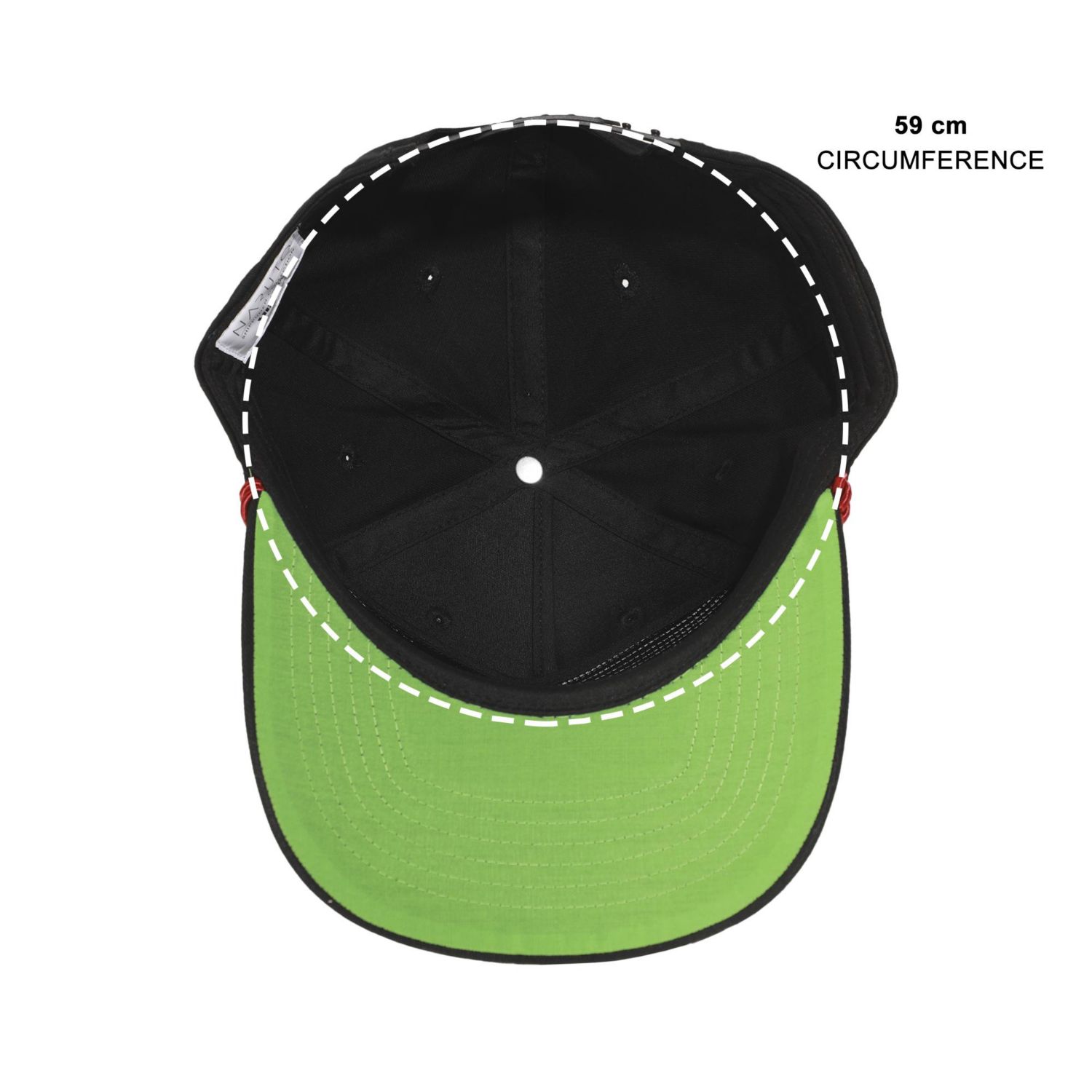 Men's Embroidered Akatsuki Cloud Black Retro Grandpa Snapback Hat