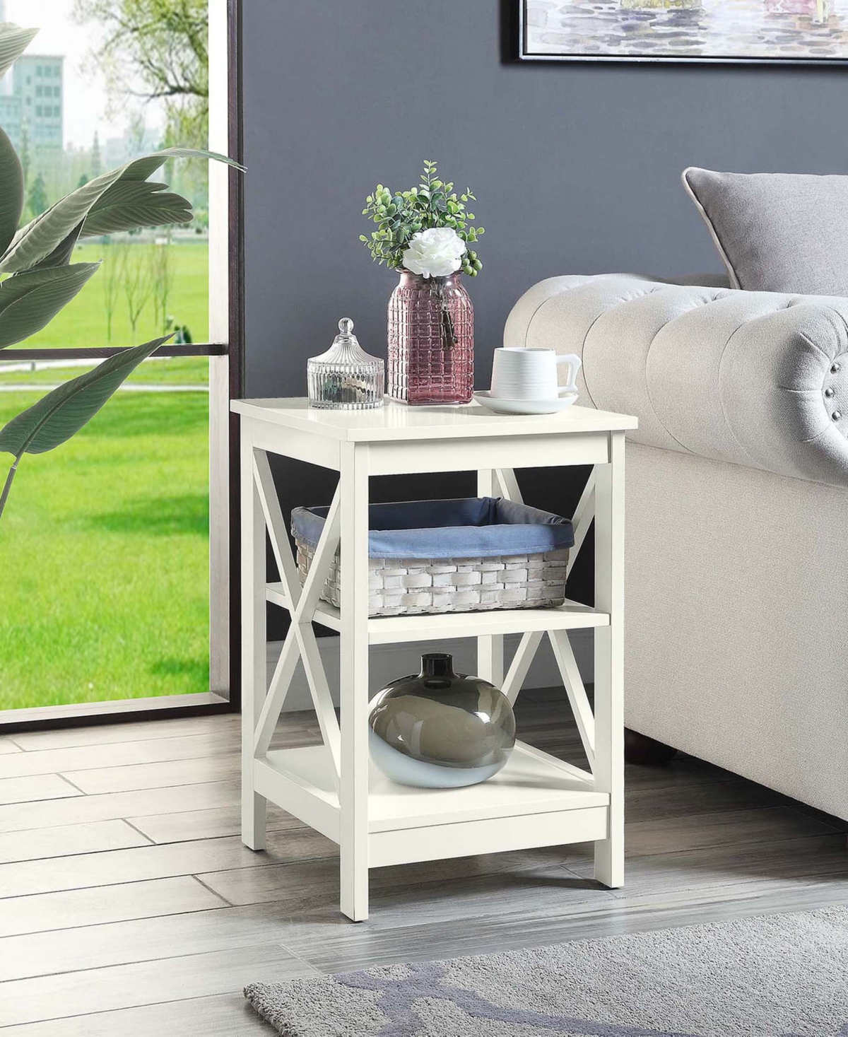 Convenience Concepts 15.75" Oxford Mdf End Table