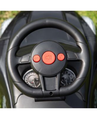 Ride on Sliding Car w/ Horn Music Working Lights Storage No Power