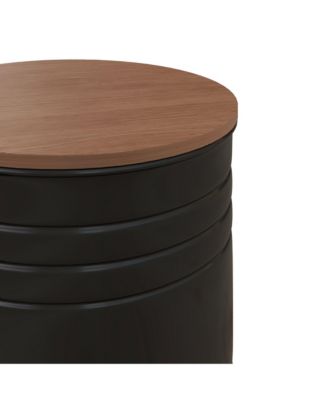 Nesting Storage Ottomans Set of 2 with Lids, Hidden Space
