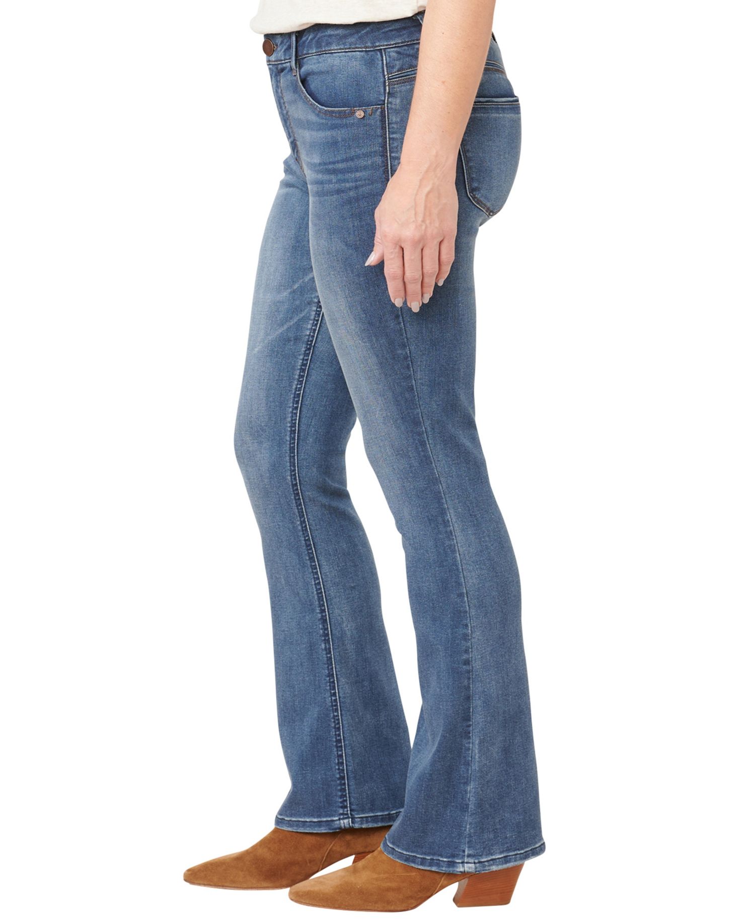 Women's "Ab"Solution 32/18" High Rise Itty Bitty Bootcut Jeans