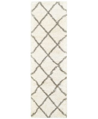 Henderson Shag 90W 2'3" x 7'6" Runner Area Rug